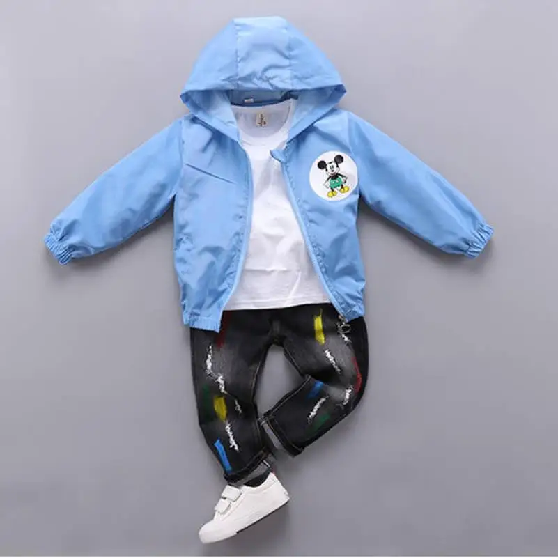 Новинка года; manteau fille; одежда для малышей Куртки с рисунком Минни Маус куртка для малышей бейсбольная ветрозащитная верхняя одежда для детей 1-6 лет