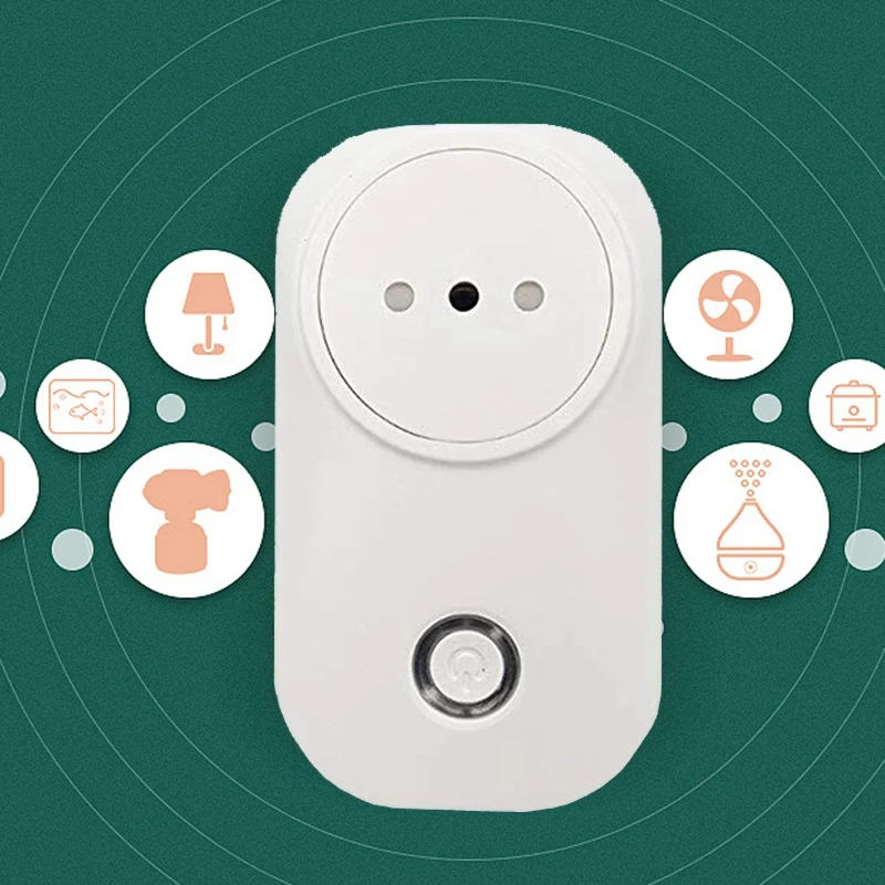 2 шт. Смарт Wi-Fi Италия разъем питания таймер разъем Поддержка Google Home Alexa голос