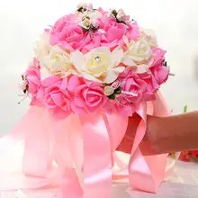 Свадебный букет невесты Свадебные цветы букет невесты Новое поступление романтика, свадьба, Невеста Букет невесты искусственный цветок розы Букет