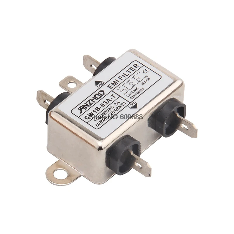2 Filtri EMI Monofase CW1B-10A-L - Antirumore Per Alimentatori 250V 10A - Foto 12