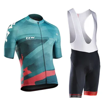 

2020 summer NW cycling team cycling shirt set cycling clothes Gel pad cycling clothes cycling Jersey Jersey clothes