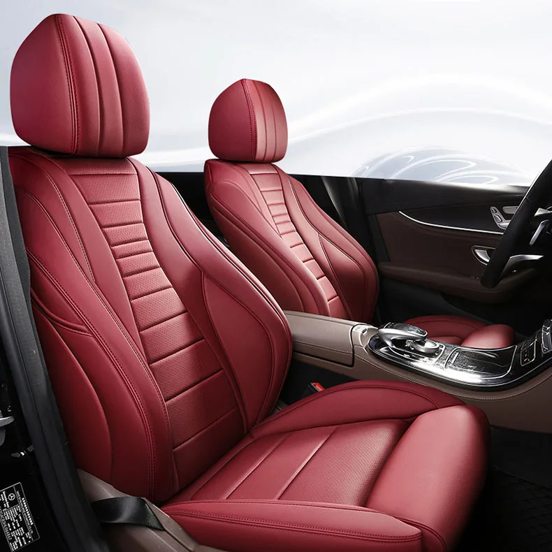 Пользовательские чехлы для автомобильных сидений для авто Mercedes Benz E200 E260 E300 E320 E350 E400 E500 аксессуары автомобильные Чехлы Защитные подушки