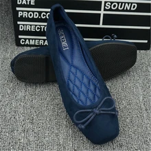 Мягкие Замшевые балетки в стиле Джокера; обувь на плоской подошве; модель с квадратной подошвой; водонепроницаемые мокасины для беременных женщин; большие размеры