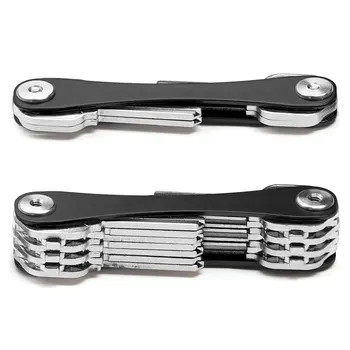 LLavero de Metal para llaves de coche, soporte inteligente para llaves de puerta, BILLETERA, de bolsillo, Toosl, organizador de llaves compacto