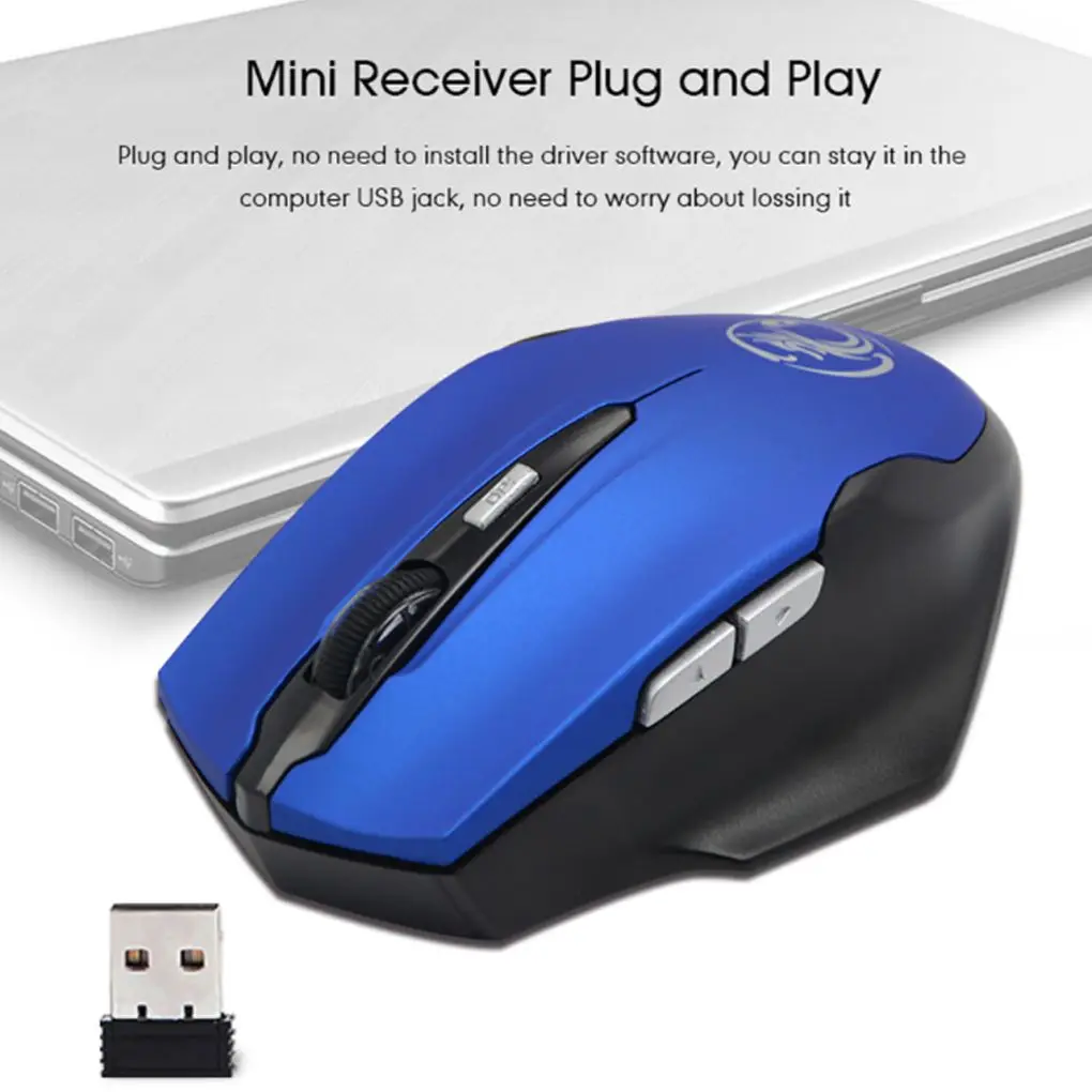 IMice E-1900, мини беспроводная мышь, портативная, 1600 dpi, 6 кнопок, 2,4 ГГц, USB, PC Gamer, мышь для дома, ноутбука, компьютера
