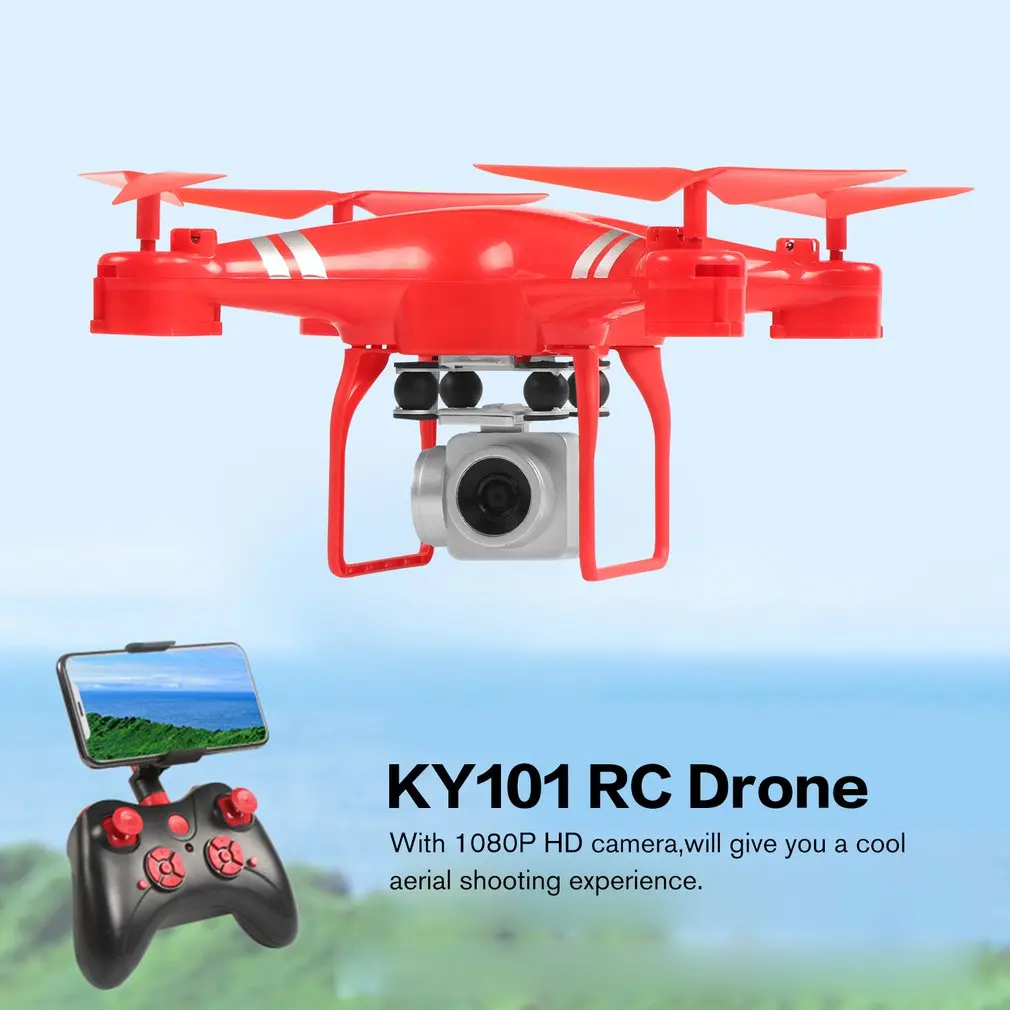 KY101 2,4G RC Drone с 4 K/1080 P HD Камера удержания высоты «Безголовый» режим 3D флип р/у Дрон вертолет 3/2/1 батареи
