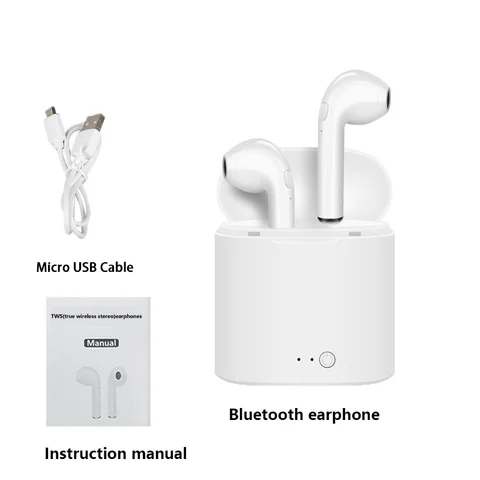 TWS Bluetooth Earbud Wireless Bluetooth Earphones In-ear Headsets Earphone Stereo  For Xiaomi All Smart Phone Sport headphon