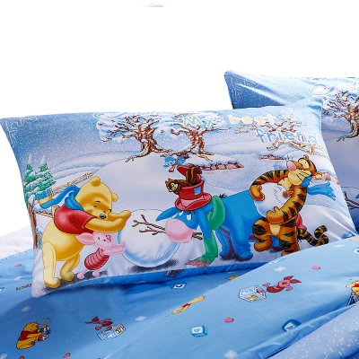 Disney хлопковые наволочки для подушек с изображением героев из мультфильмов, 1 штука с Винни-пухом для м/ф Винни-Пуха и Mcqueen стежка пара наволочка декоративные Pillowshams 48x74 см - Цвет: 023