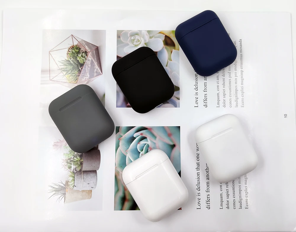 Оригинальные Macaron i12 TWS, Bluetooth наушники, умные сенсорные беспроводные наушники, классная красочная стереогарнитура, HD Микрофон для телефона