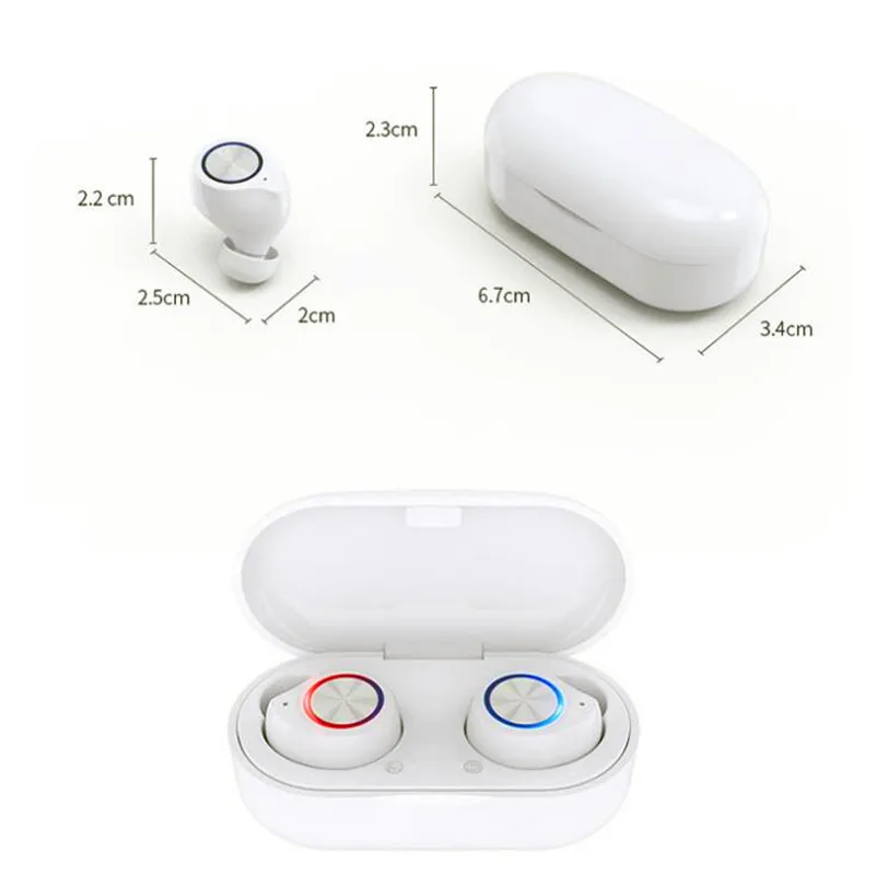 TW60 TWS беспроводные наушники Bluetooth 5,0 HiFi стереогарнитура с микрофоном спортивные двойные наушники для iOS Android xiaomi huawei samsung