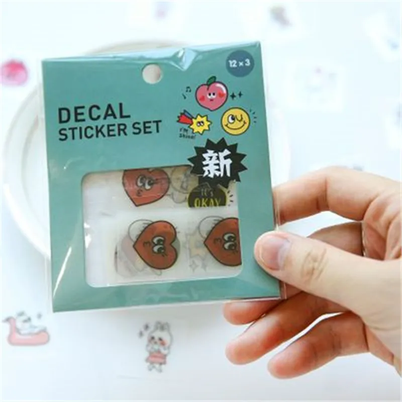 Новый креативный мультяшный стикер маленькая свежая ручная учётная запись