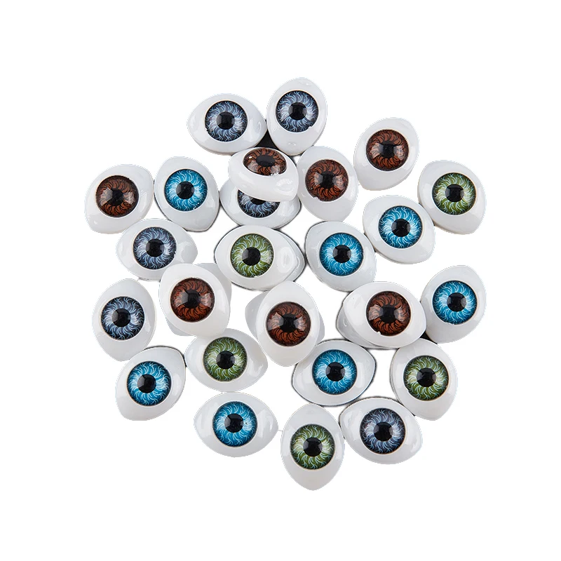 10pcs Plastic Doll Safety Eyes For Animal Toy Puppet Making DIY Material Craft Doll Accessories 7mm 8mm 10mm 12mm Random Color 5