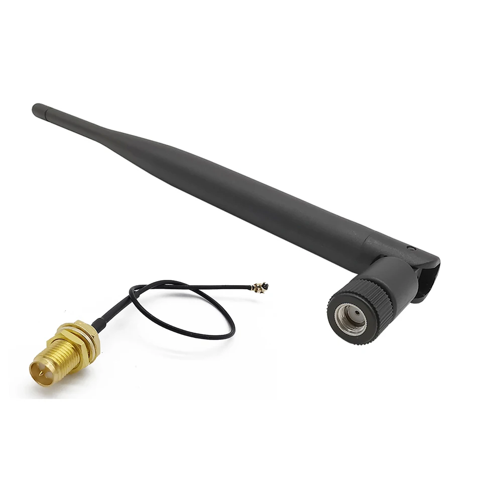 

915MHz Antenna 5dbi RP SMA Male Connector 915 MHz RP SMA Plug 5DB Wireless WiFi antenna + 15CM RP SMA Female to IPX 1.13 Cable