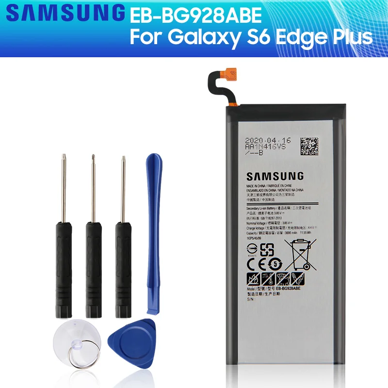 SAMSUNG оригинальный аккумулятор EB BG928ABE BG928ABA для Samsung GALAXY S6 edge Plus SM G9280 G928P /F/V G9287 S6edgePlus