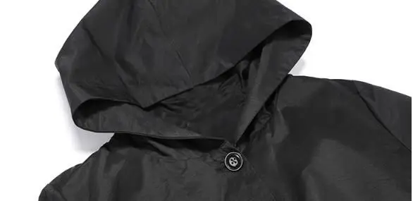 NYFS New Autumn women Hooded coat Loose Fashion Pocket waist jacket
