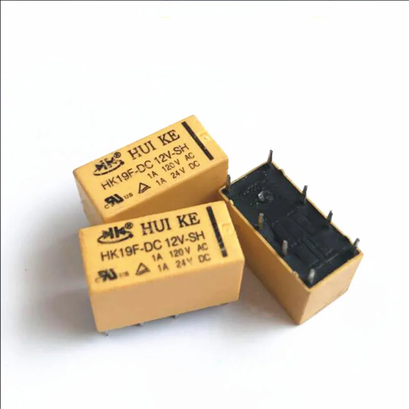 12V реле HK19F-DC 12V-SH HK19FDC12VSH HK19F DC 12V SH HK19F-DC-12V-SH 12VDC 1A 8PIN