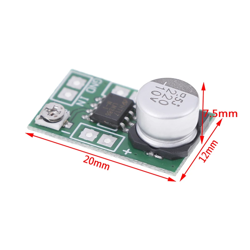 DC 3V~12V 5V 6V LM386 Mini Micro Audio Power Amplifier Board AMP Module 750mW