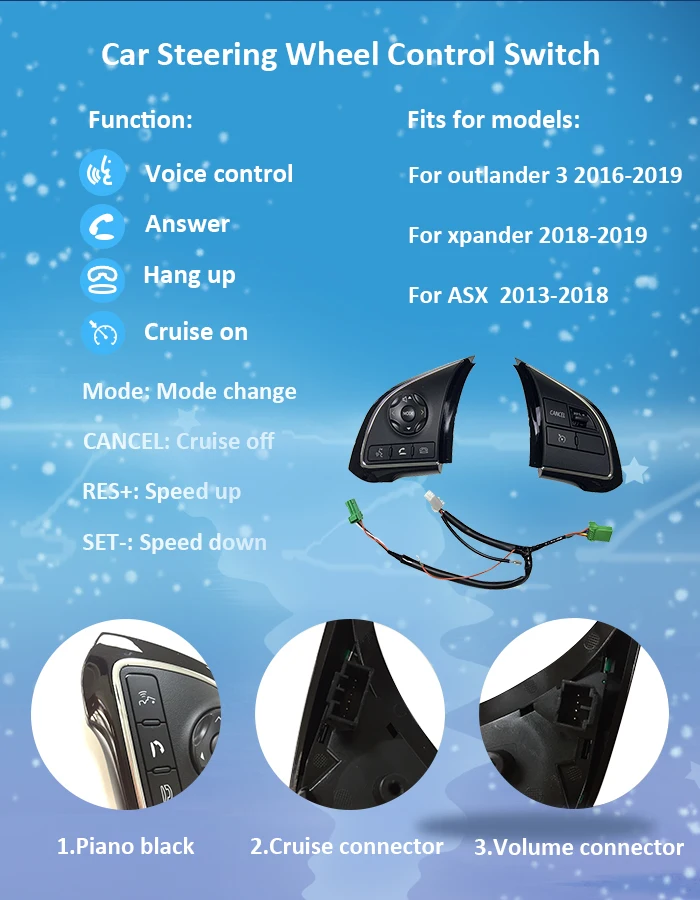 xpander steering wheel switch  (2)