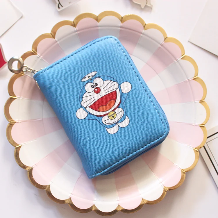 NO.A6 Doraemon, женские модные мини-кошельки с принтом, кошелек для монет, большая вместительность, клатч из искусственной кожи, Женский держатель для карт, кошельки - Цвет: NO.A6