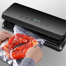 Vacuum food sealing machine, kitchen vacuum packaging machine, 110V, 220V, detachable, portable, 10 sets Electronic bag
