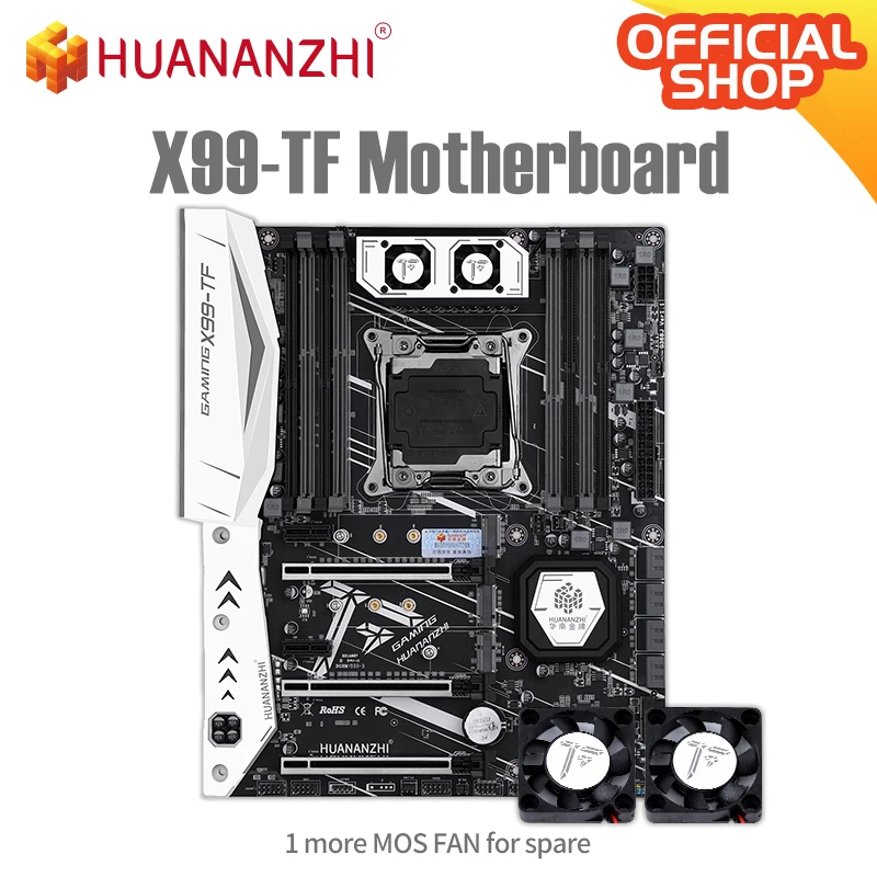HUANANZHI X99 TF материнская плата с MOS вентилятором Intel XEON E5 LGA2011 3 все серии DDR3/DDR4 RECC/NON ECC памяти NVME USB3.0 ATX|Материнские платы|   | АлиЭкспресс