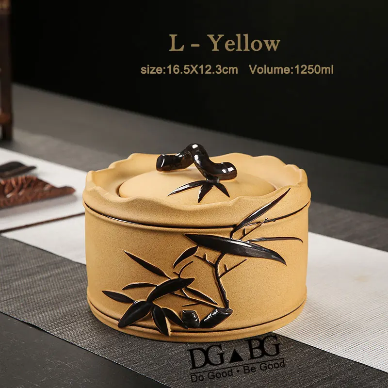 L Yellow Urn