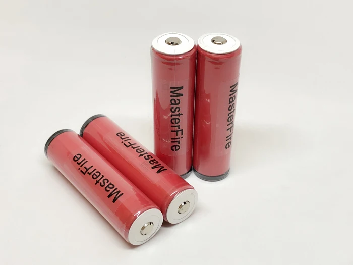 

4pcs/lot MasterFire Sanyo NCR18650GA 3500mAh 18650 3.7V Rechargeable Lithium Protected Battery for Toy Flashlights 30A discharge