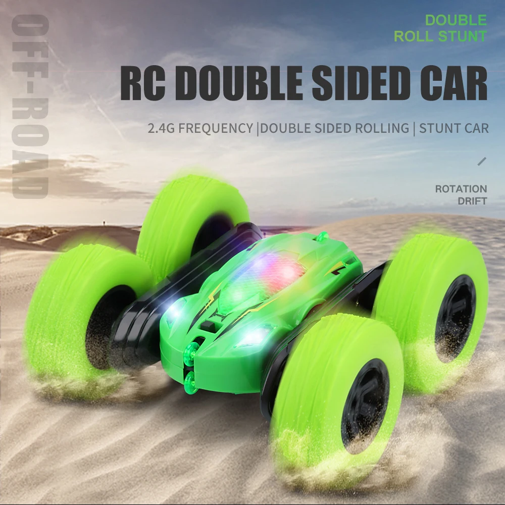stunt car double side roll