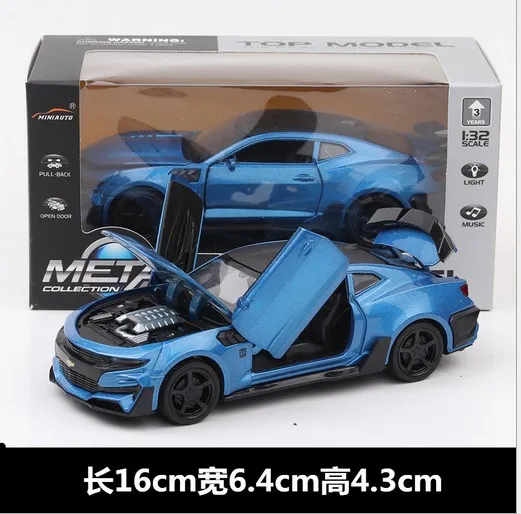 1/32 имитационная модель автомобиля Chevrolet с акустооптическим для подарка