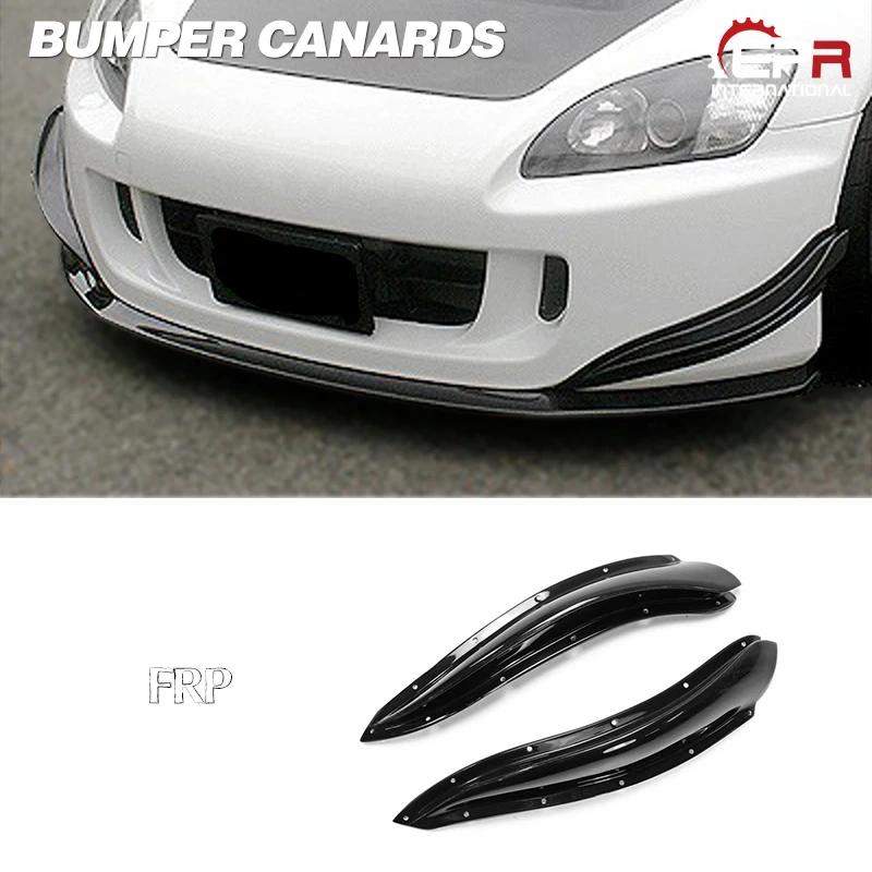 Для Honda S2000 AP2 CHspeed-Style FRP Неокрашенный стекловолокно передний бампер Canard диффузоры