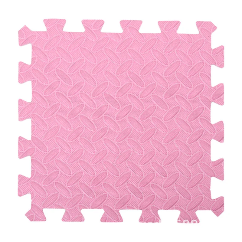 pink 12 шт. Детские EVA пены тонкий пазл игровой коврик детские коврики игрушки ковер для детей блокировка упражнений напольная плитка, каждый: 31 см X 31 см - Цвет: pink