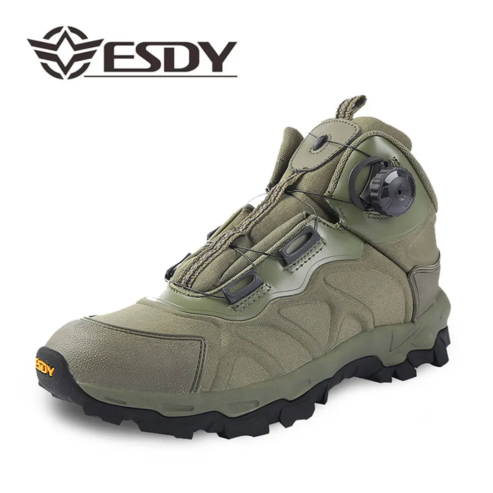 ESDY мотоциклетные ботинки тактические сверхлегкие тренировочные ботинки мужские спортивные кроссовки уличные походные треккинговые альпинистские ботинки