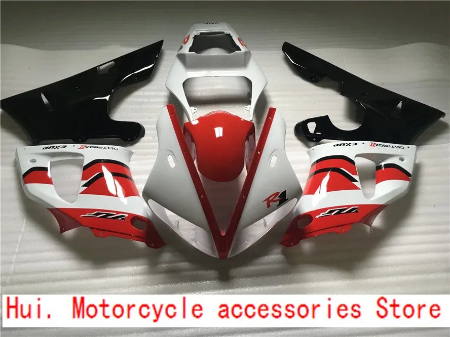 Высокое качество литья обтекатель комплект для Yamaha R1 00 01 обтекатель YZF R1 2000 2001TS40