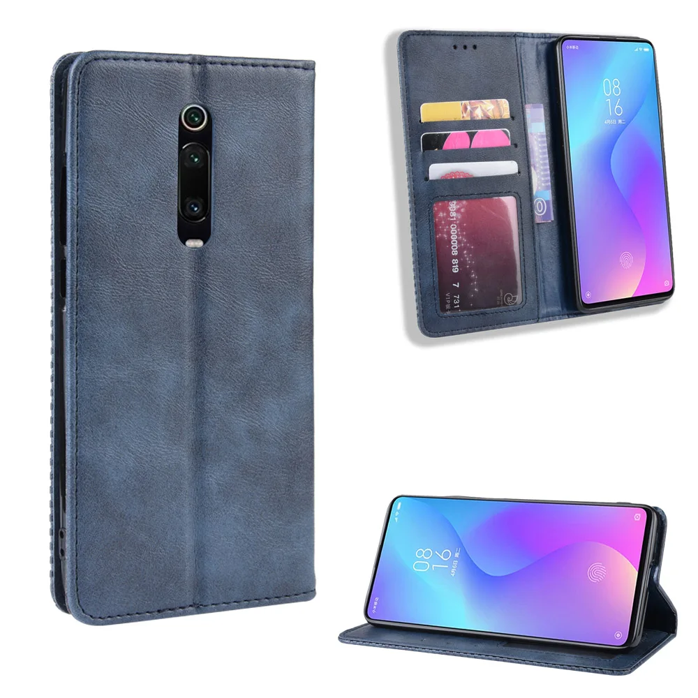 Магнитный винтажный кожаный чехол Премиум Coque для Xiaomi mi 9T Pro mi 9T Pro 9TPro чехол 6,39 дюймов флип фривольный анти-осенний чехол