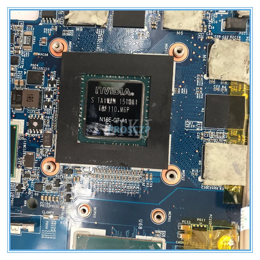 Высокое качество для MS-16H51 Материнская плата ноутбука с SR2BP I7-5700HQ ЦП работает хорошо