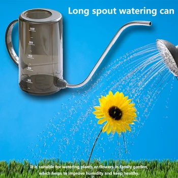 

Long Mouth Garden Planting Sprinkler Pot Stainless Steel Transparent 9x24x17mm Watering Lightweight Convenient Tools