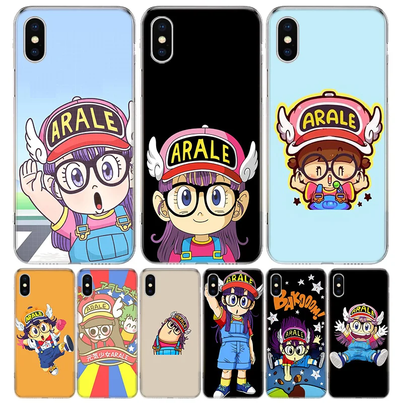 Аниме Чехол Dr Slump Arale для iPhone 11 12 Mini Pro 7 6X8 6S Plus XS MAX + XR 5S SE 10 Ten Art TPU чехол телефона Capa