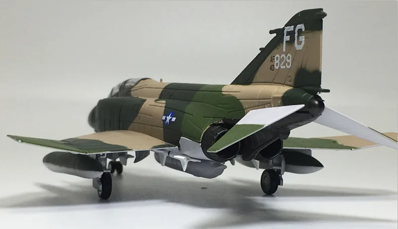 Militar модель самолета F4 Phantom самолет 1/100 литая под давлением масштабная модель современный военный боевой самолет Avion игрушки для детей