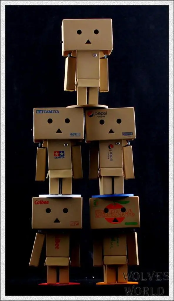 Набор для гаража четырехлистная сестра бумажная коробка люди Danboard мини маленькое предприятие картонная фигура квалифицированный Гараж Комплект
