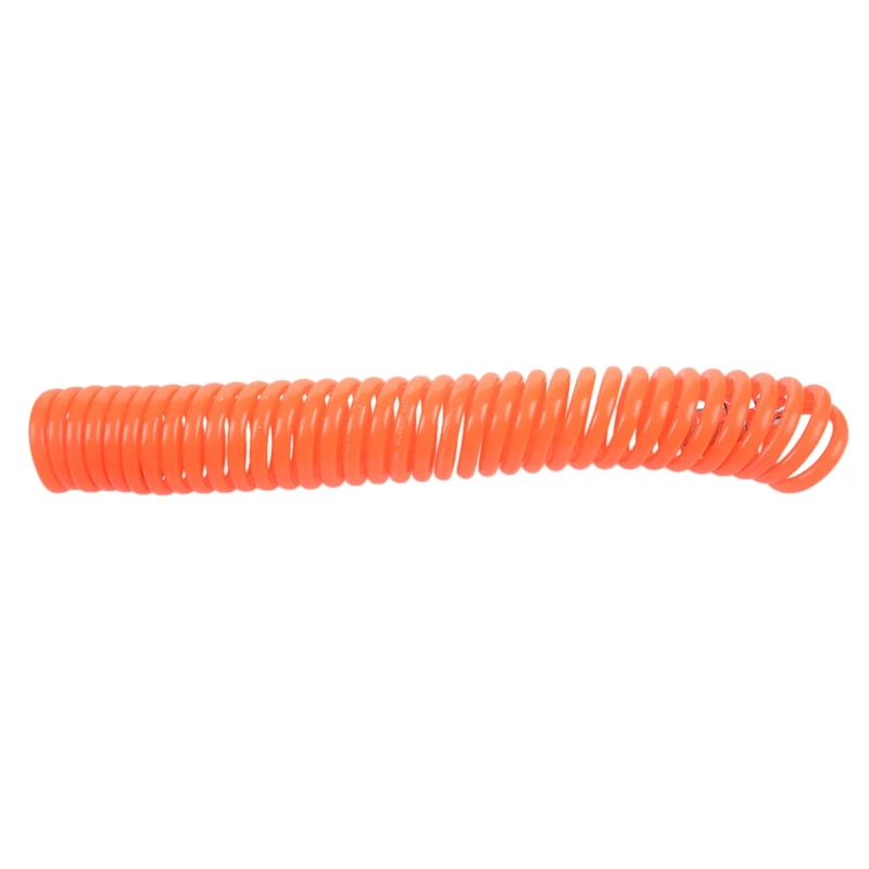 Tool Parts 6M Length 8mm x 5mm Polyurethane PU Recoil Air Compressor Hose Tube Orange Red Tool Parts 6M Length 8mm x 5mm Polyurethane PU Recoil Air Compressor Hose Tube Orange Red