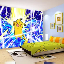 [Самоклеющиеся] 3D фрески для покемон 256 Япония Аниме настенная бумага настенная печать настенные наклейки живот