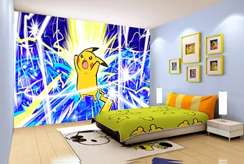 

[Self-Adhesive] 3D Murals For Pokemon 256 Japan Anime Wall Paper mural Wall Print Decal Wall Murals Belly