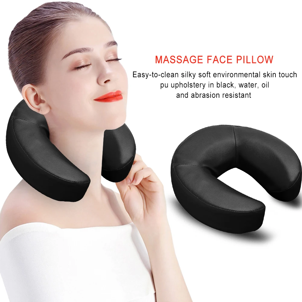 Master Massage Universal Headrest Face Cushion/face Pillow For Massage Table-black #4O Pillow Car Neck Pillow