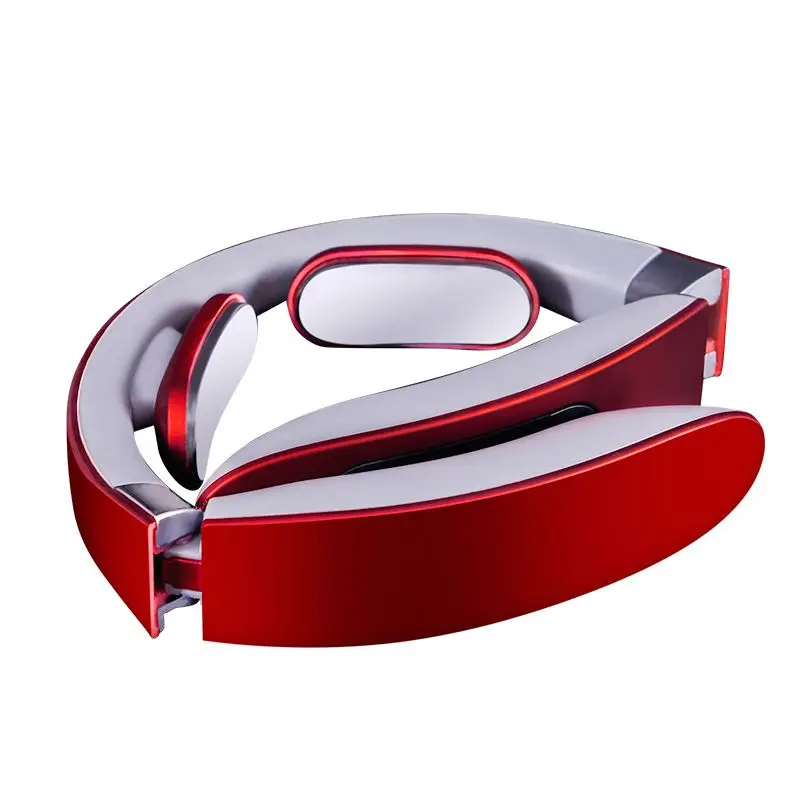 

Household Foldable Cervical Kneading Relaxing Muscle Massager Low Frequency Pulse Vibration Hot Compress Massage Relieve Fatigue