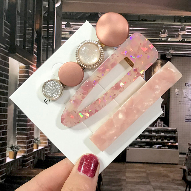 Pearl Hair Clips Pins Hairgrip For Women Girls Acrylic Hair Barrettes Party Fashion Jewelry Hair Accessories Headwear