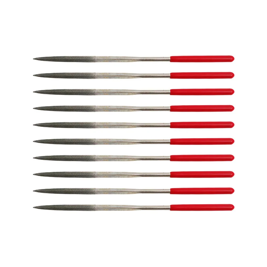 Lime Diamantate A Punta Set 10 Lime Riffler Diamantate Di Precisione - Rivestimento Diamante 120 Grit, Per Gioielli, Vetro, Marmo Lime Per Vetro E Marmo - Foto 10