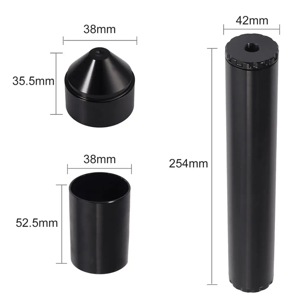 Justech 13PC 1/2"-28 1-3/4X10" Aluminum Fuel Trap Solvent Filter For NAPA 4003 WIX 24003 Aluminum Fuel Filter Kit Silver Black