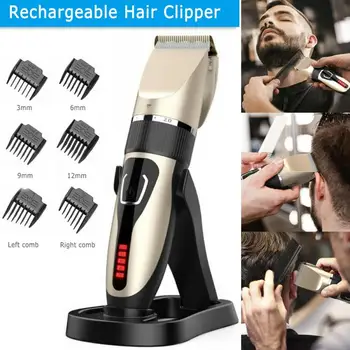 

Professional Hair Clippers Electric Hair Body Trimmers Cutting Machine Razor Hair Clippers Cleaning Brush Right Left Corner Comb