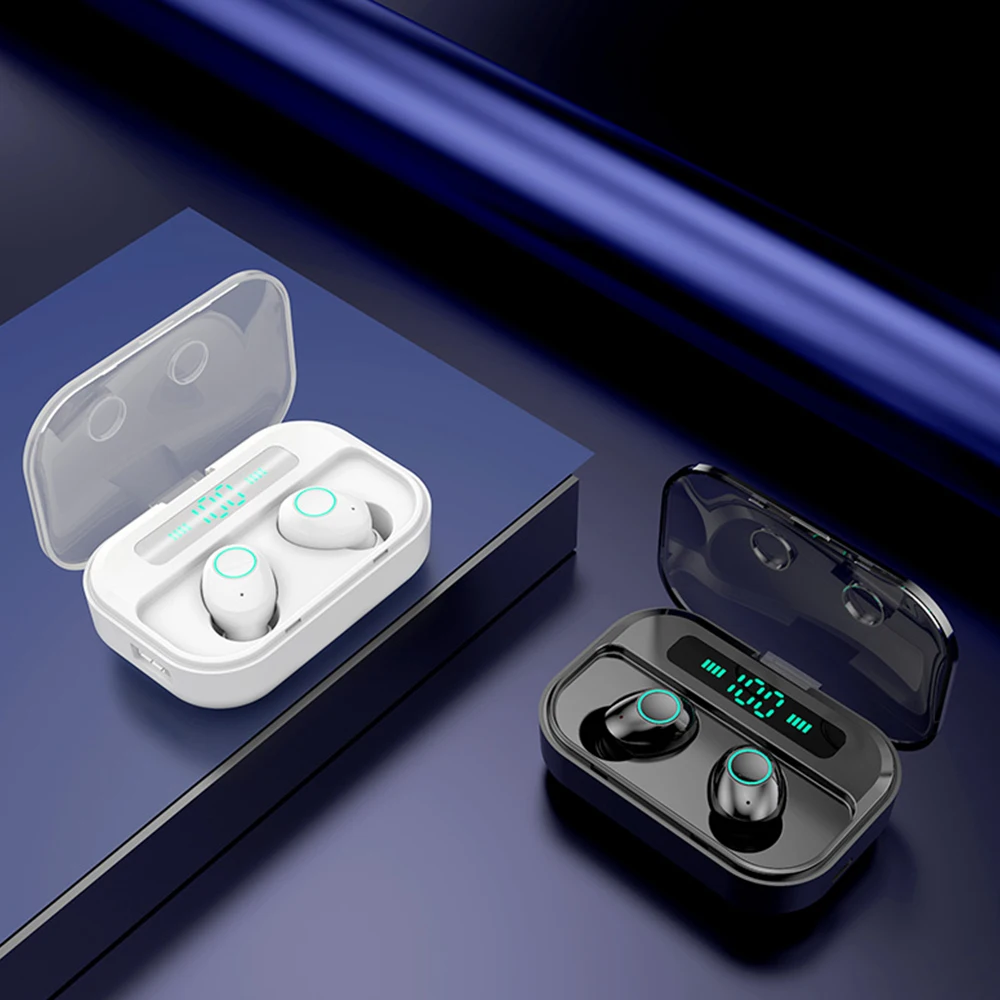 Tws-m7 стерео беспроводные наушники Bluetooth гарнитура наушники-вкладыши с зарядным устройством Поддержка беспроводной зарядки для Android/iOS