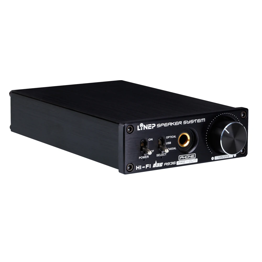 A936 hifi-усилитель для наушников VT1630+ TPA6120A2+ CS8416+ CS4398+ OP275 USB волоконный коаксиальный вход Цифровой аудио декодер DAC